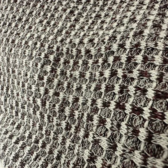 Free People Waffle Knit Mock Neck Long Sleeve Crop With Thumbholes Size Medium - Picture 2 of 9